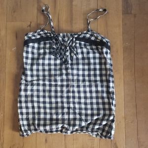 Plaid Tank Top
